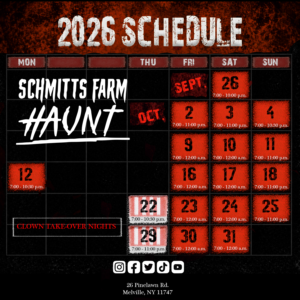 Schmitts Haunt Farm 2026 Tickets